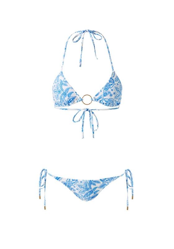 Melissa Odabash Miami Bikini Ceramic Blue billig & außergewöhnlich 77% aus